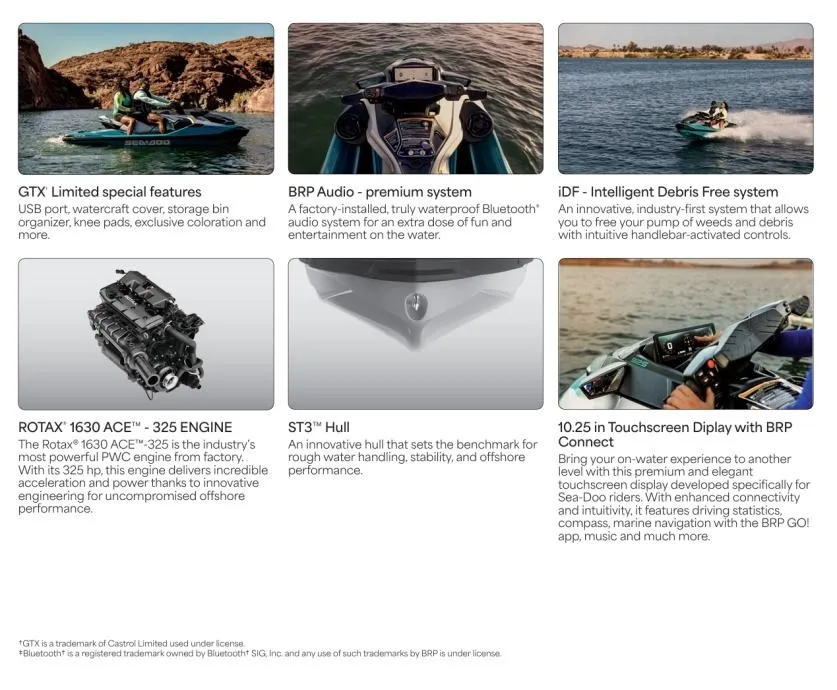 seadoo 2026. godina gtx limited 325 - slika 4