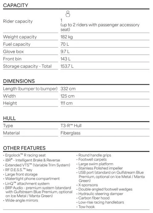 seadoo 2026. godina rxp-x rs 325 - slika 2