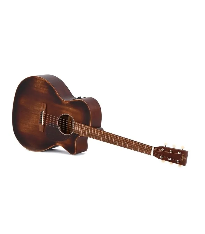 Sigma Gmc-15e-Aged Elektro-Akustična Gitara - Split