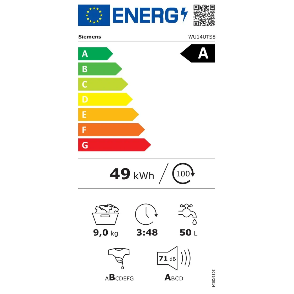 siemens perilica rublja iq500 wu14uts8 - slika 6