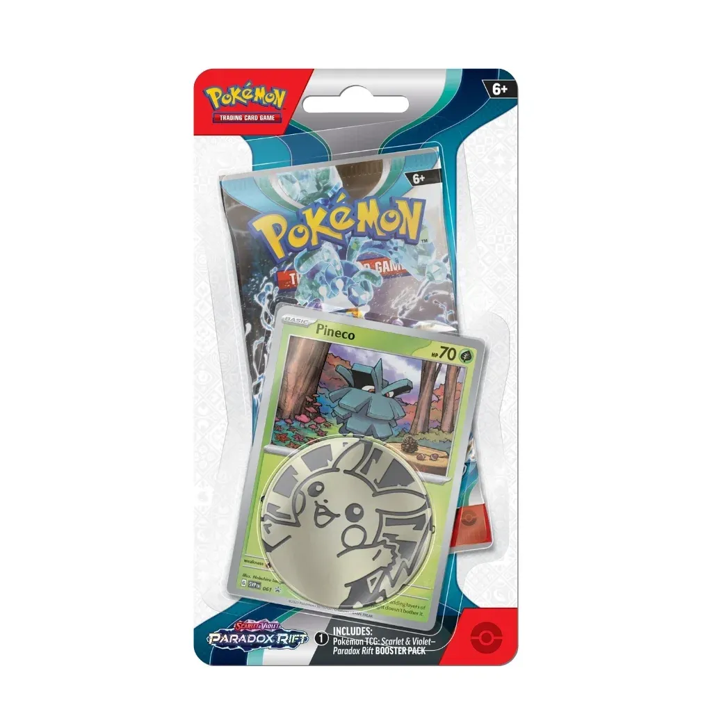 pokémon tcg: paradox rift checklane blister – pineco - slika 2
