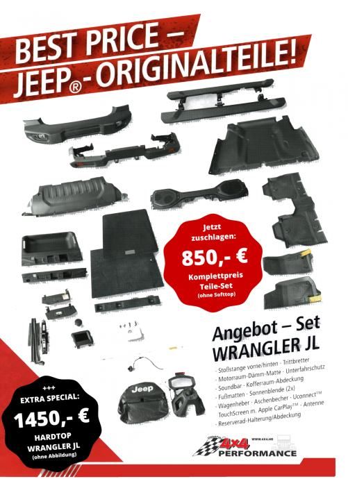 Komplet Opreme Za Jeep Wrangler Jl - Funtana