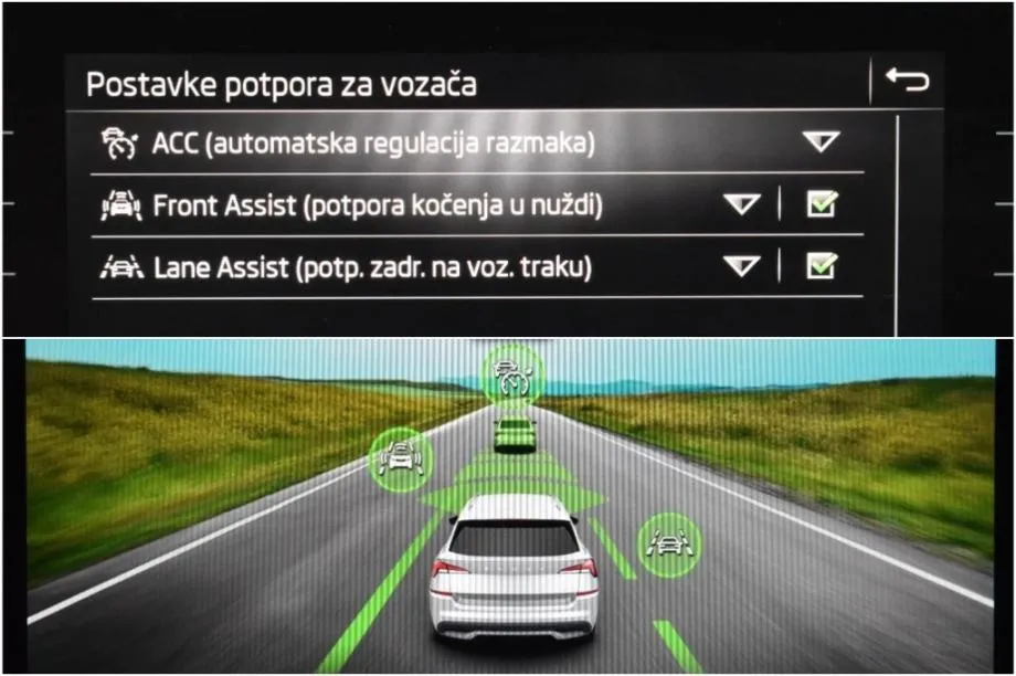 škoda kamiq 1.6 tdi automatik -virtual,kamera,acc,dab - ambition - slika 18