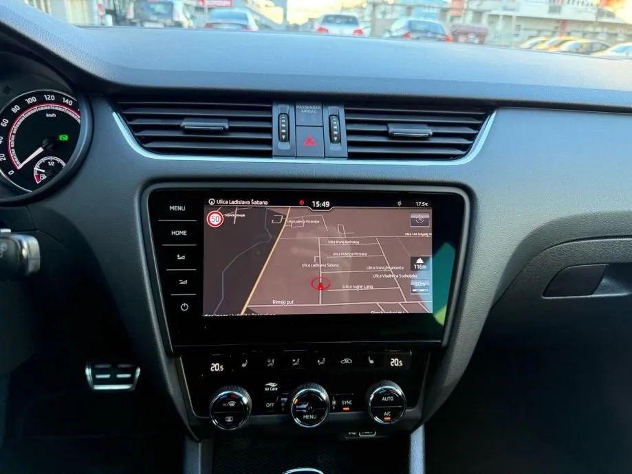 škoda octavia 2.0 tdi rs dsg °velika navi°kamera°mrtvi kut°reg:2/2027° - slika 19