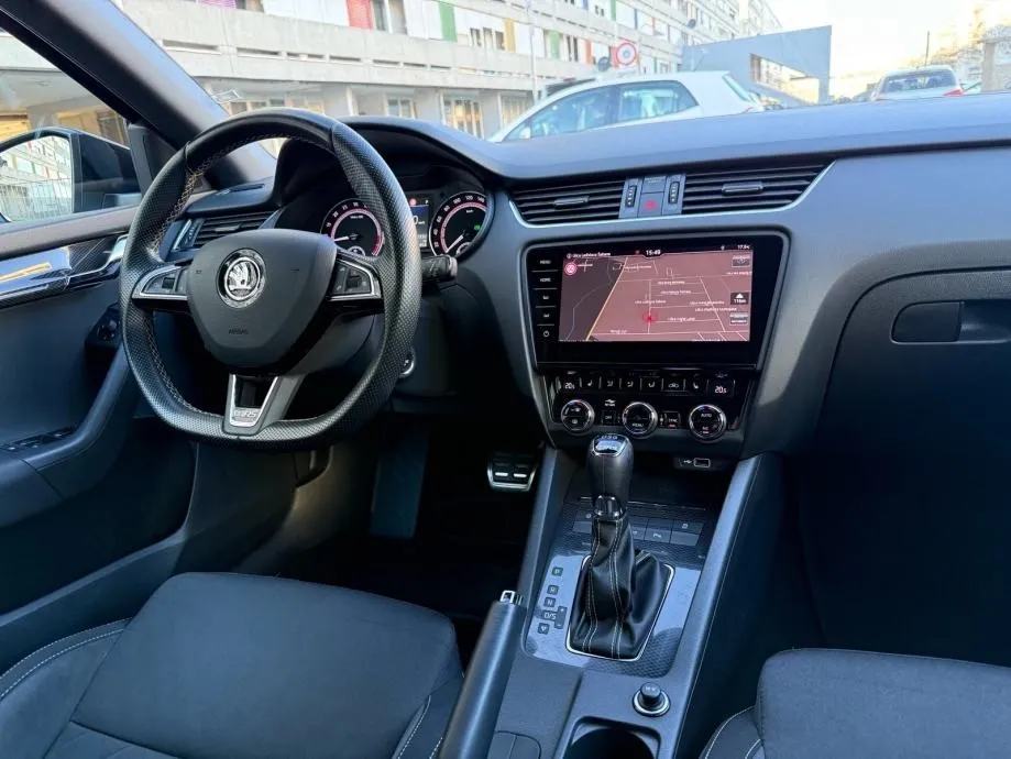 škoda octavia 2.0 tdi rs dsg °velika navi°kamera°mrtvi kut°reg:2/2027° - slika 12