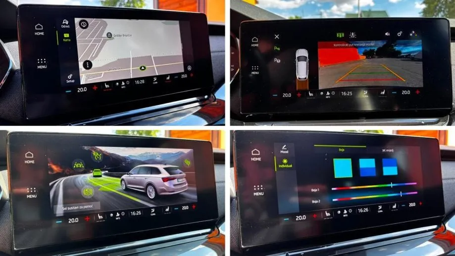 škoda octavia combi 2,0 tdi automat •2022•sportline•pano•leasingbezuče - slika 19