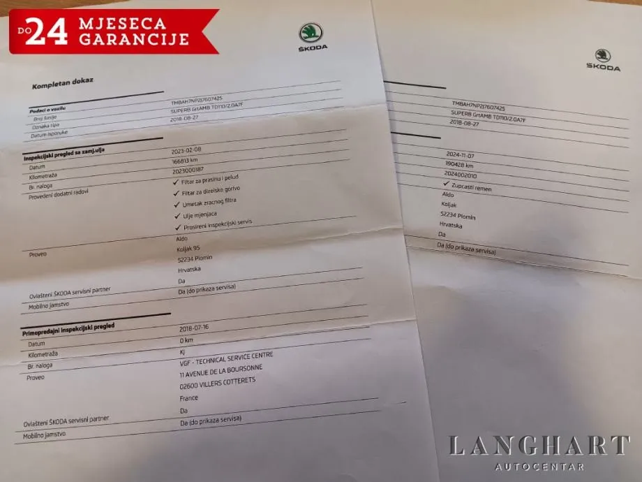 škoda superb 2,0 tdi dsg,servisna,reg.01/2027,leasing bez učešća ! - slika 19