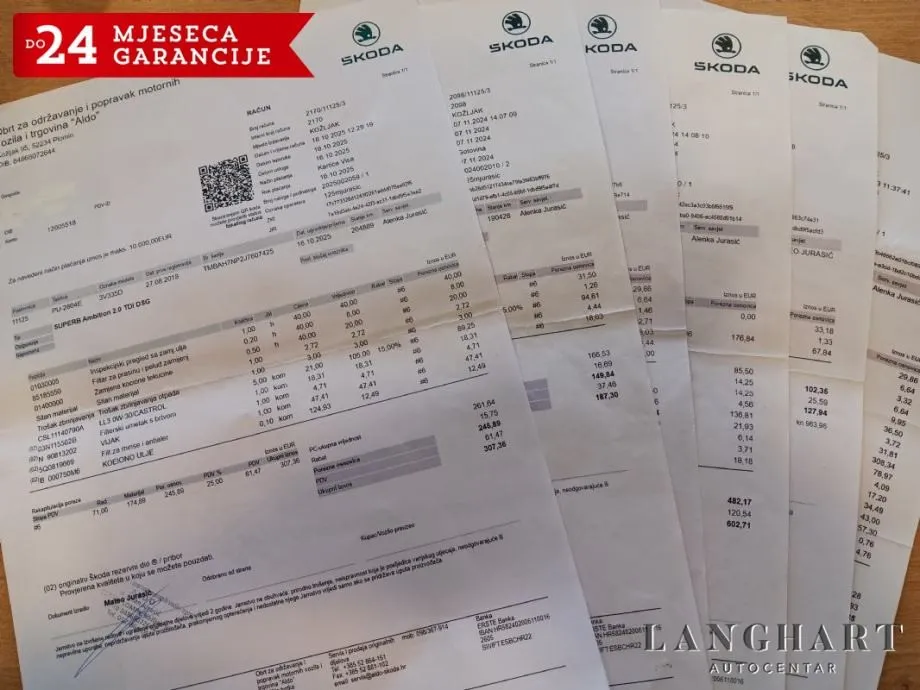 škoda superb 2,0 tdi dsg,servisna,reg.01/2027,leasing bez učešća ! - slika 20