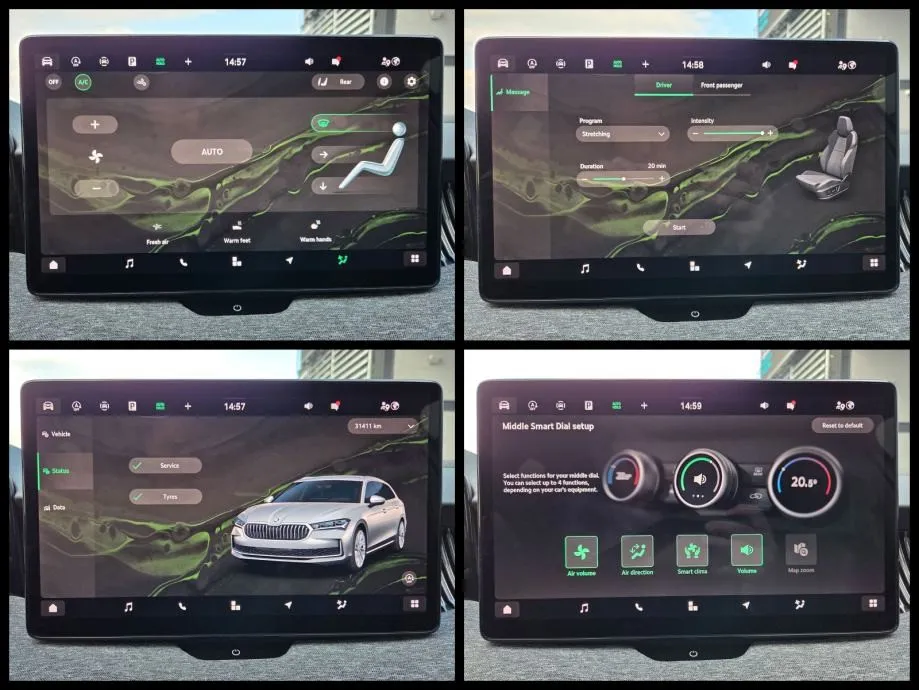 škoda superb combi, 2,0 tdi dsg, selection, matrix, virtual, ambi, reg - slika 18