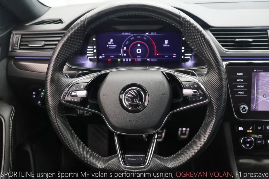 škoda superb combi 2.0tdi sportline matrix virtual radar temp - slika 8