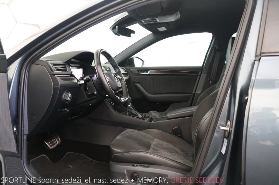 škoda superb combi 2.0tdi sportline matrix virtual radar temp - slika 9