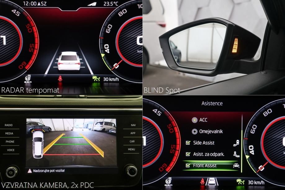škoda superb combi 2.0tdi sportline matrix virtual radar temp - slika 13