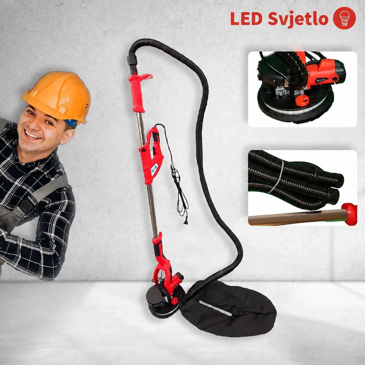 profesionalna žirafa za zidove 2850w - slika 2