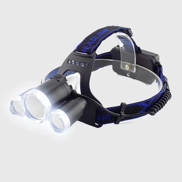 naglavne lampe punjive sa 3 didode - slika 2
