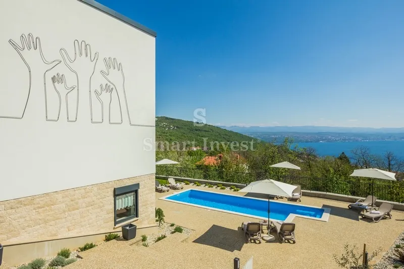 ika - oprić, vila s 4 apartmana i panoramskim pogledom na more - slika 44