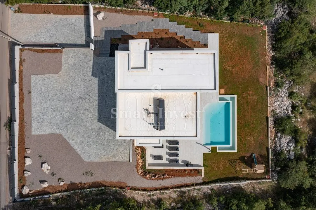 kostrena - predivna moderna vila s panoramskim pogledom - slika 36