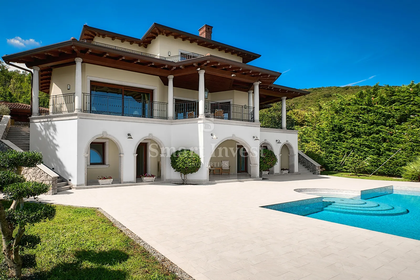 ičići, ekskluzivna vila s bazenom i panoramskim pogledom na more - slika 2