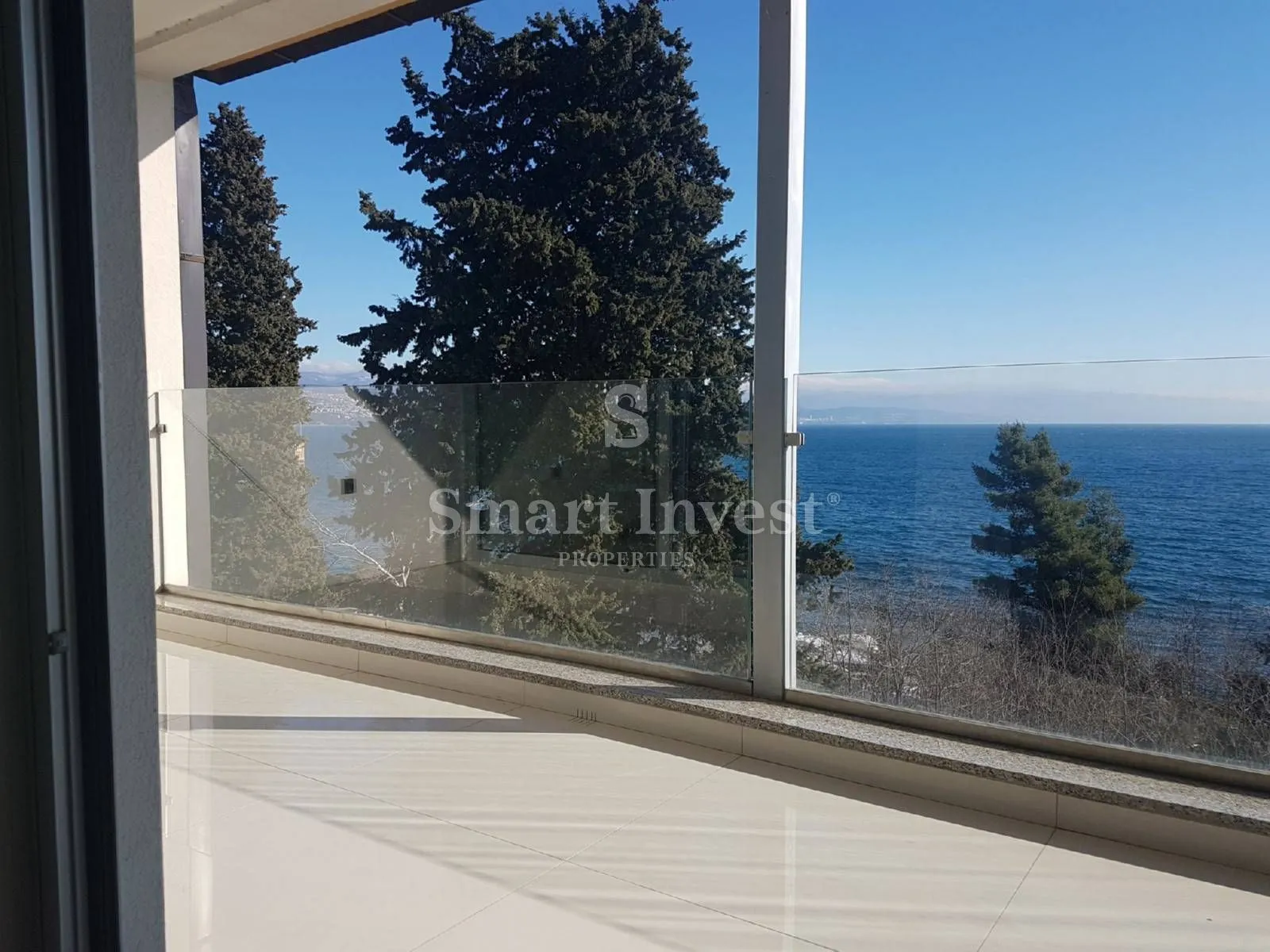 IČIĆI, luksuzan stan 2S+DB s pogledom na more, 50 m od mora! - Ičići, Opatija