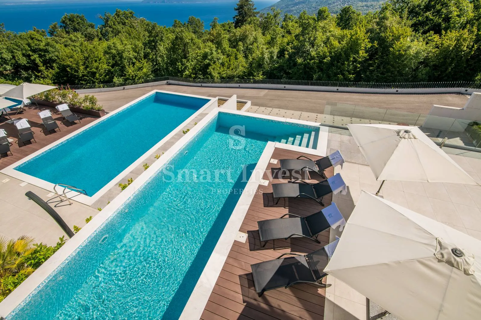 veprinac, moderna villa s bazenom i pogledom na more - slika 14
