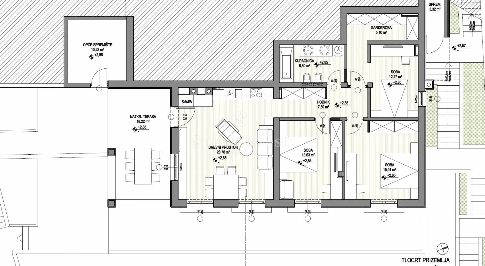 bregi, prekrasna nova vila s otvorenim pogledom na more! - slika 60