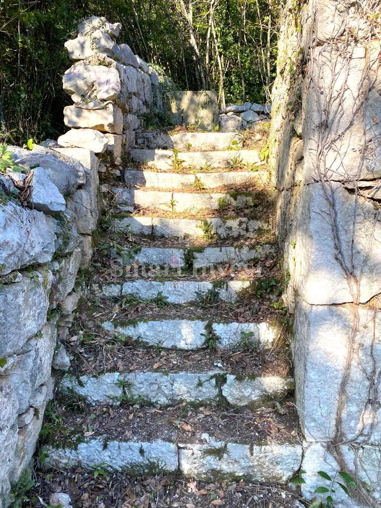 opatijska rivijera, teren od 3.282 m2 sa 7 starina i projektom, pogled na more - slika 31