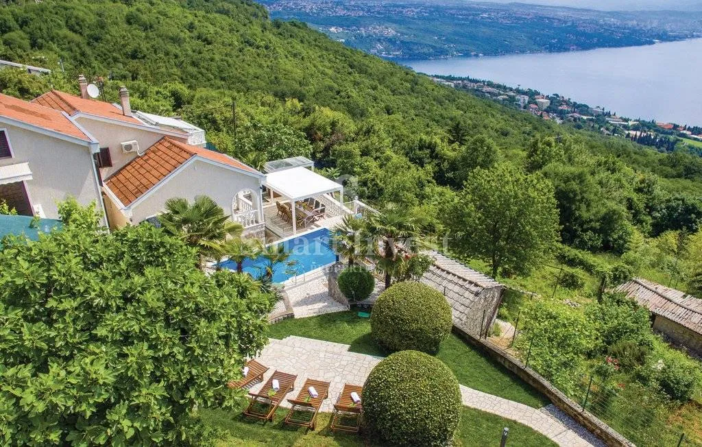 opatija, prostrana kuća s zadivljujućim pogledom na cijeli kvarner! - slika 25