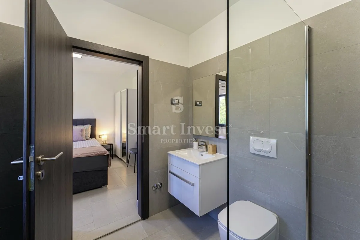 labin - rabac, nova moderna vila s bazenom 7 km od mora - slika 51