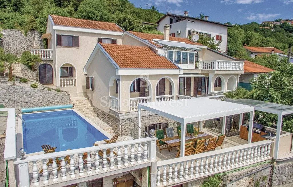 opatija, prostrana kuća s zadivljujućim pogledom na cijeli kvarner! - slika 4