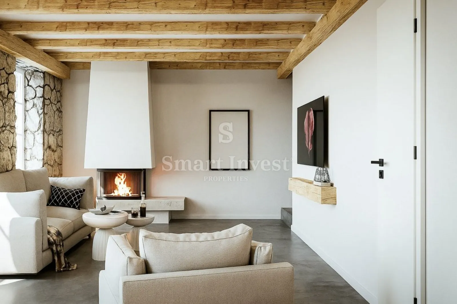 ISTRA, LABIN - OKOLICA, renovirana kamena kuća 90 m2