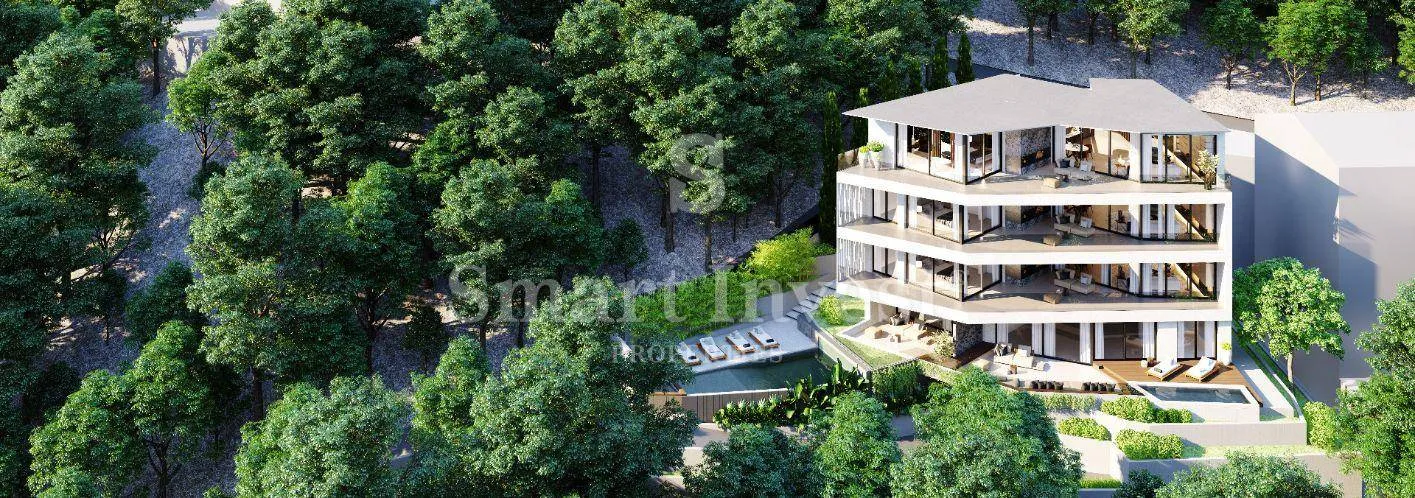 opatija - centar, raskošni penthouse s pogledom na more u novogradnji s bazenom (s3) - slika 6