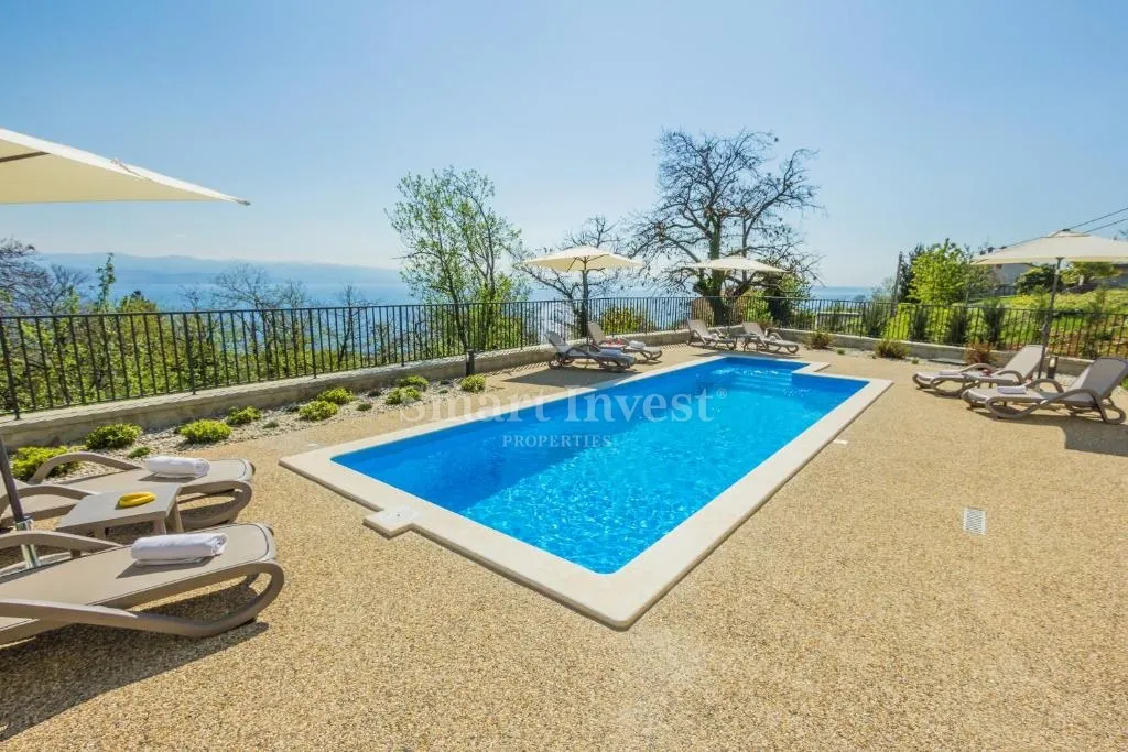 ika - oprić, vila s 4 apartmana i panoramskim pogledom na more - slika 7