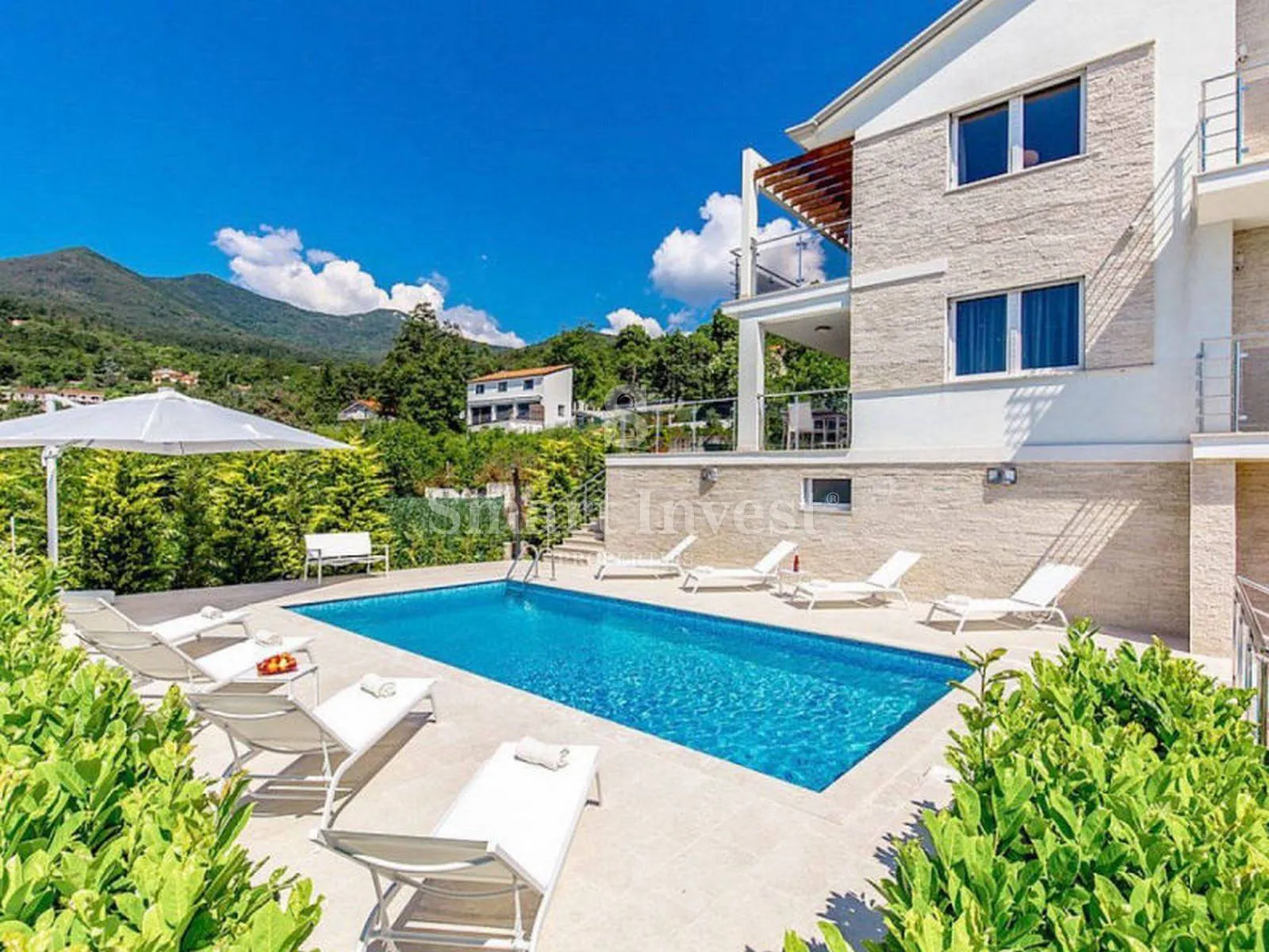 ičići, moderna vila s bazenom i prekrasnim pogledom na more - slika 27