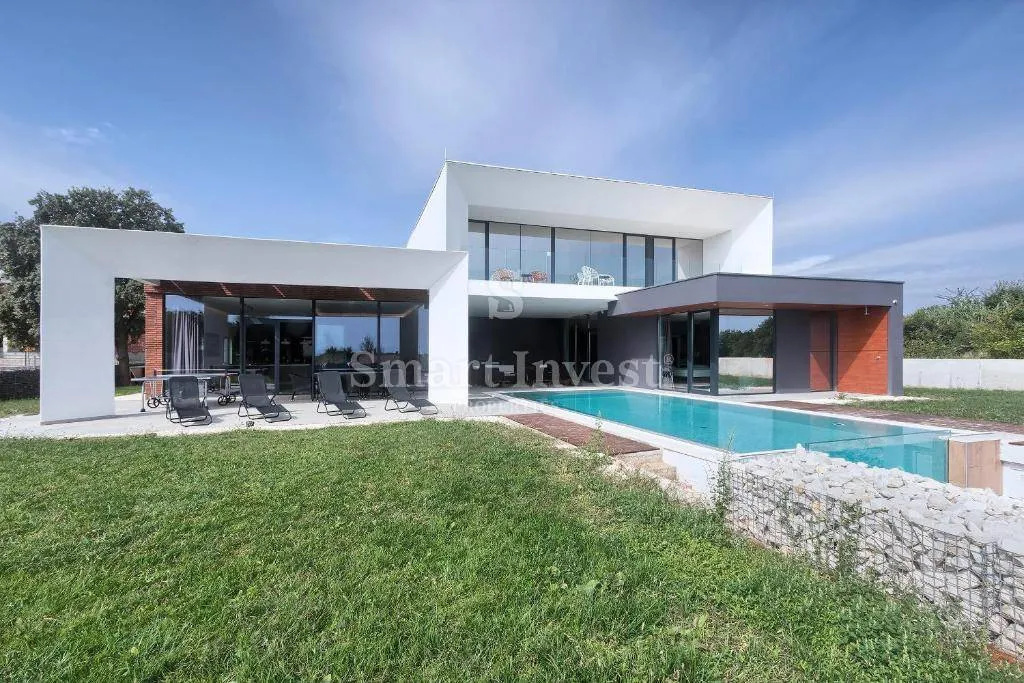 ližnjan, moderna arhitektonska vila s pogledom na more - slika 6