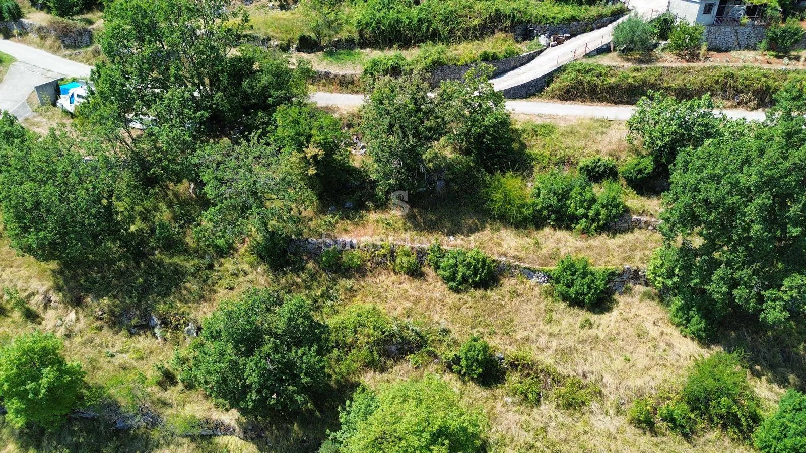 lovran - okolica, zemljište s pogledom na more i građevinskom dozvolom za vilu - slika 2