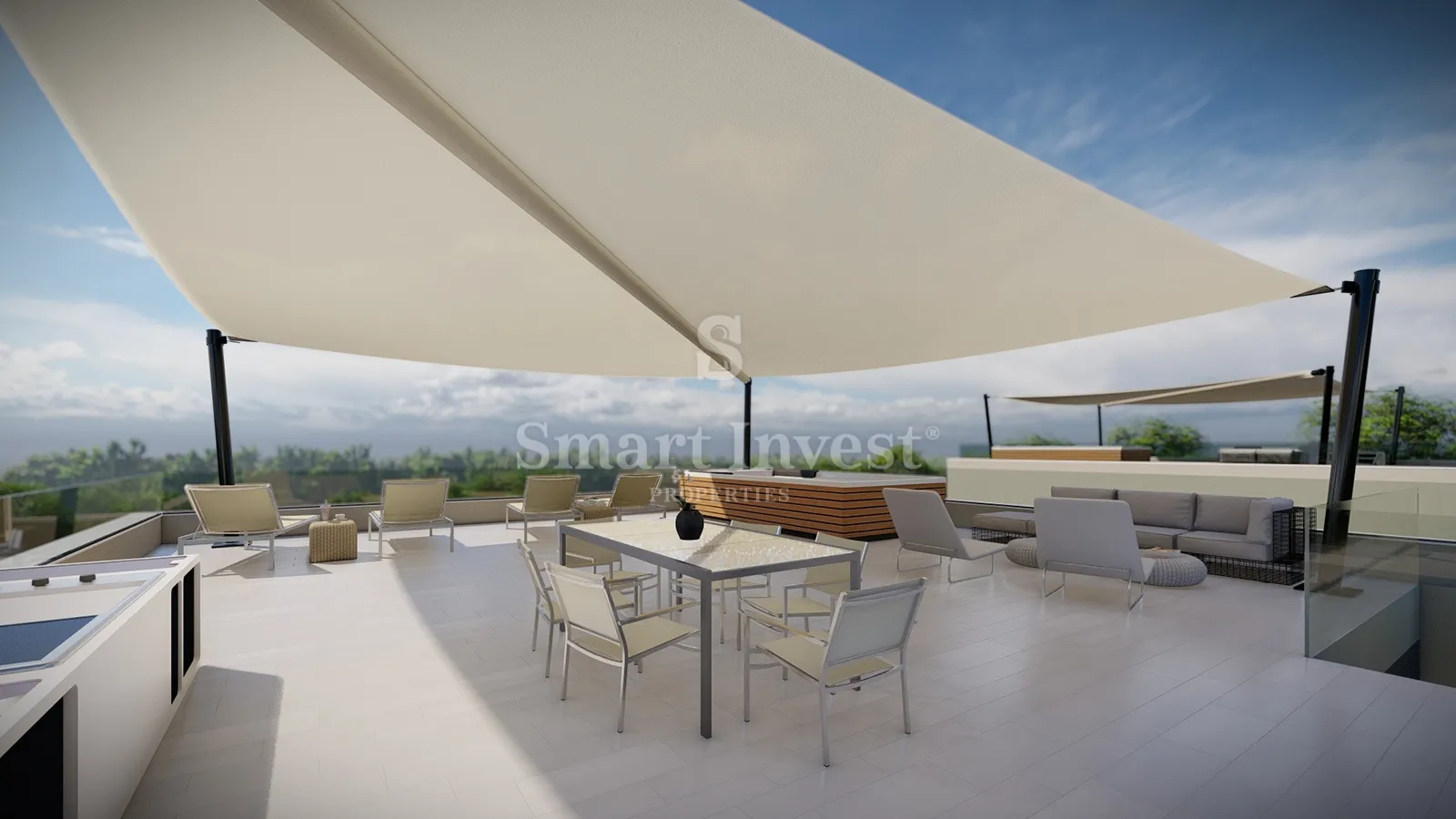 IKA, penthaus 3S+DB s pogledom na more u modernoj novogradnji blizu mora (B-S3) - Ika, Opatija