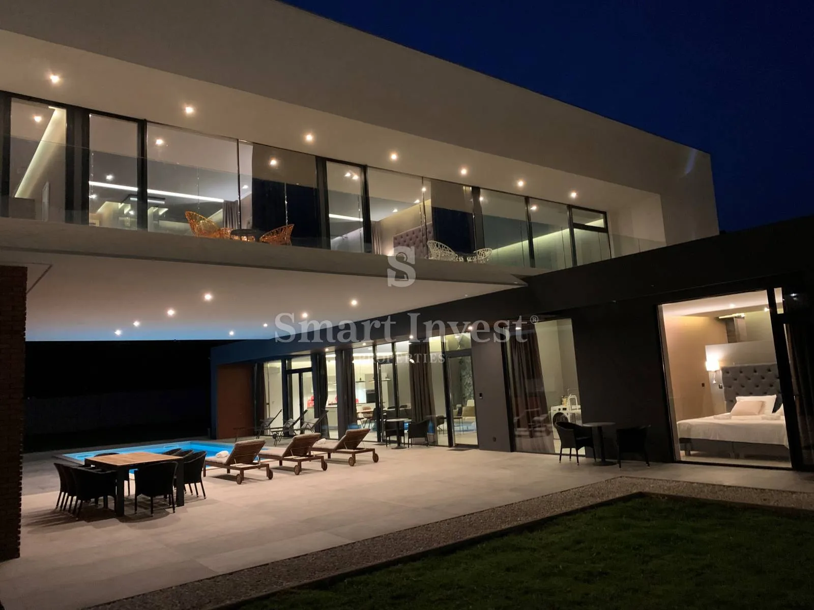ližnjan, moderna arhitektonska vila s pogledom na more - slika 25