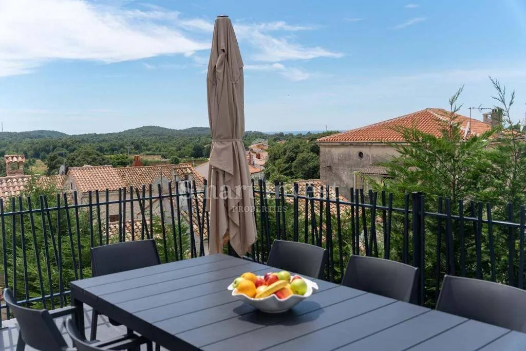 vrsar, moderna villa s pogledom na more i teniskim terenom - slika 29