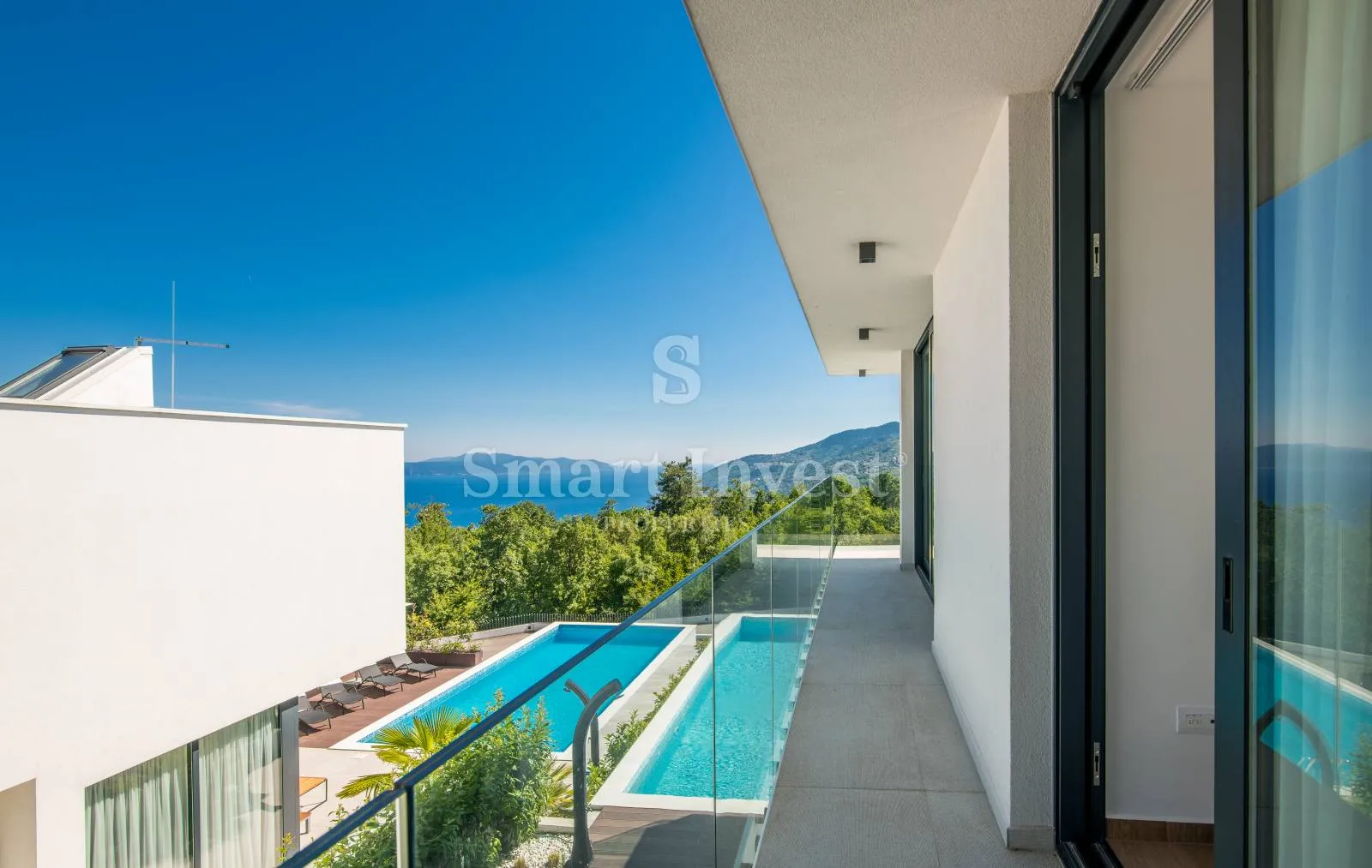 veprinac, moderna villa s bazenom i pogledom na more - slika 13