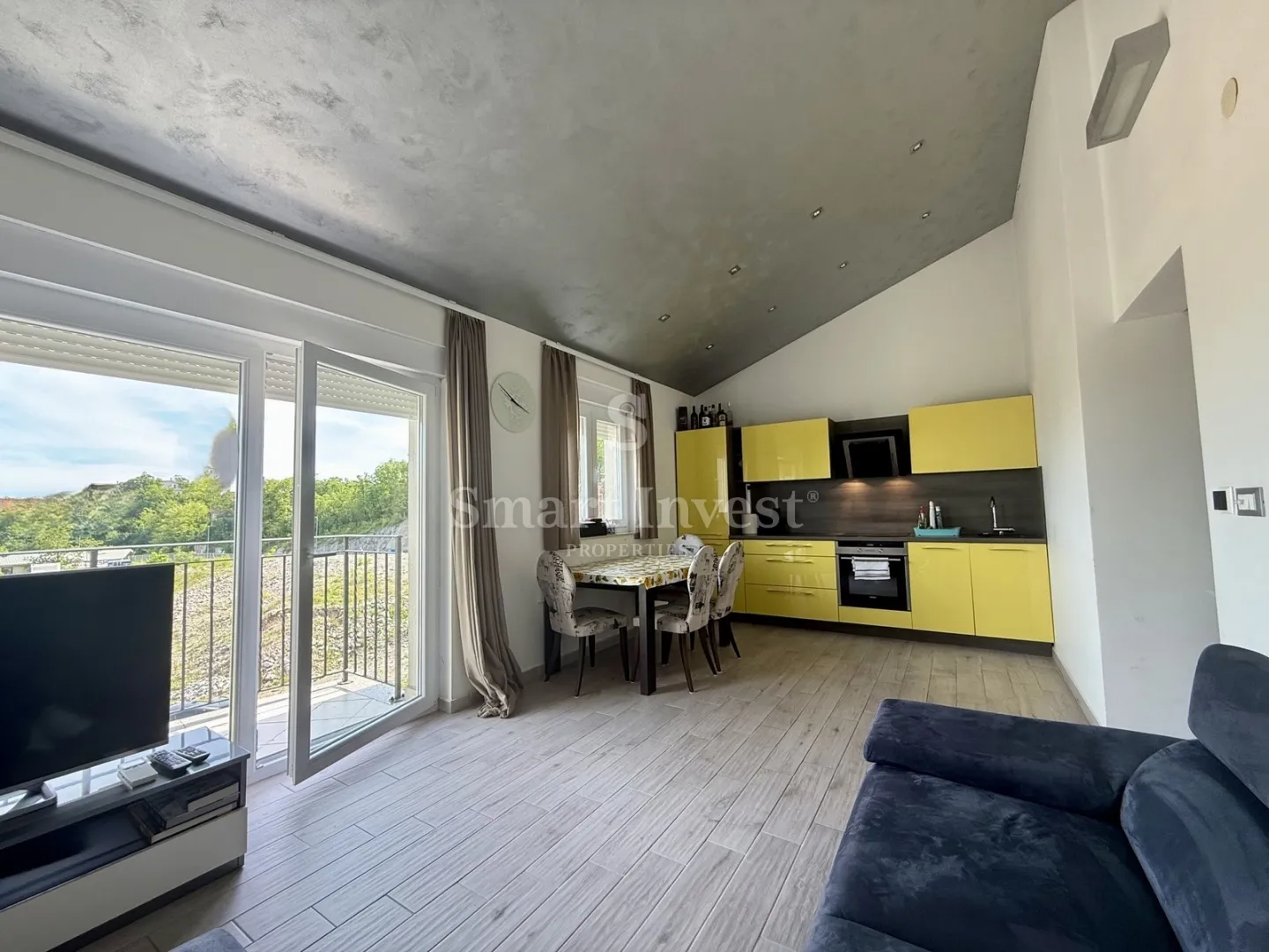 matulji - jušići, stan od 48.50 m2 s pogledom na more - slika 2
