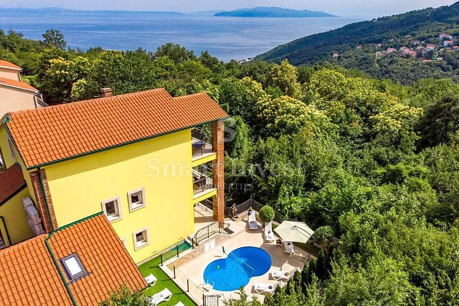 opatija okolica, prekrasna vila s bazenom i pogledom na more u mirnom okuženju, prodaja - slika 4