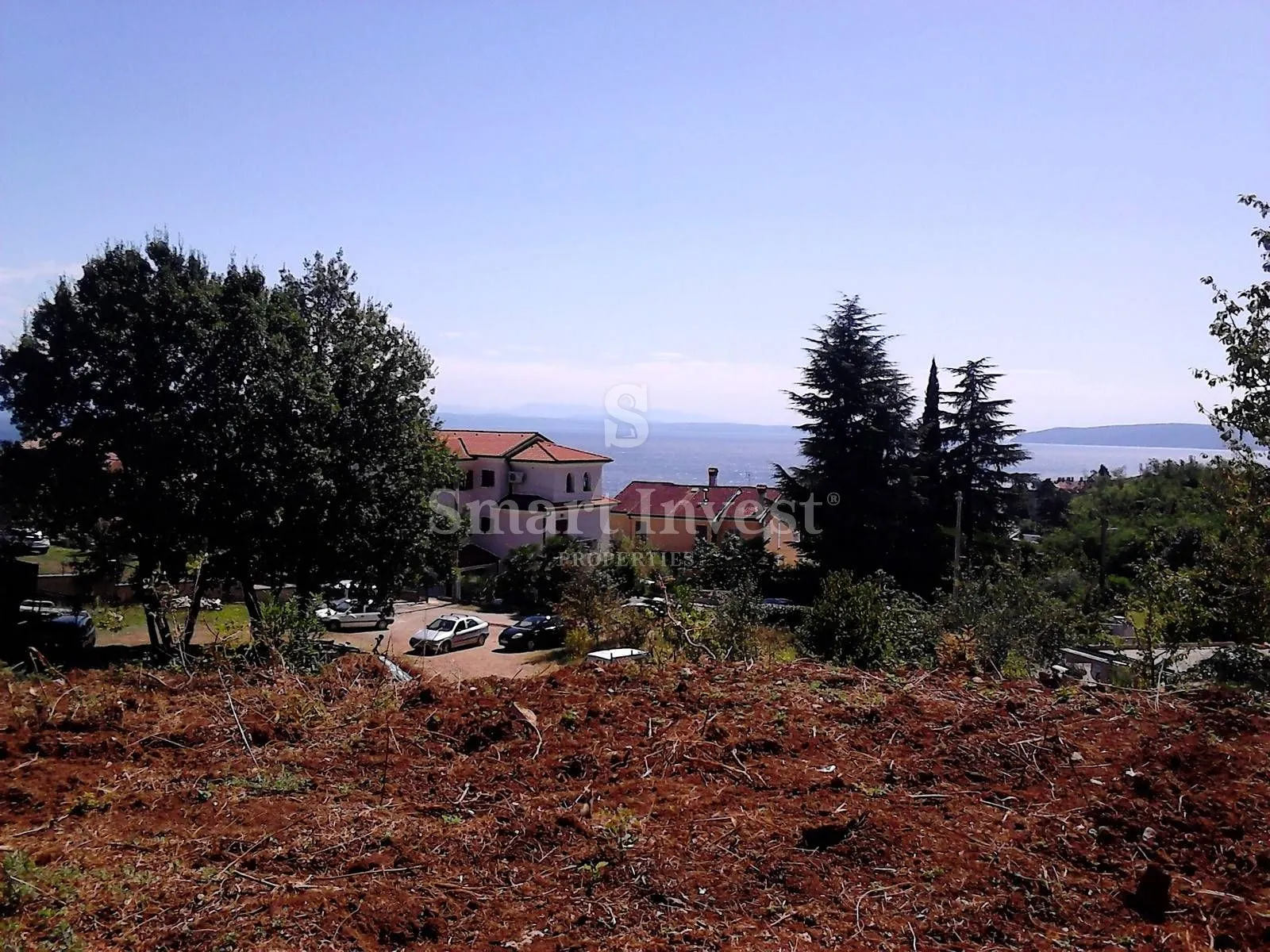 lovran, zemljište od 984 m2 s građevinskom dozvolom, pogled na more - slika 8