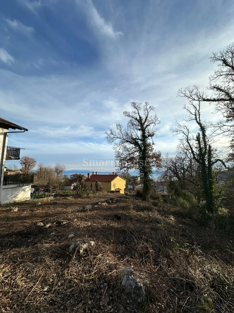 bregi - matulji, građevinsko zemljište s pogledom na more! - slika 2