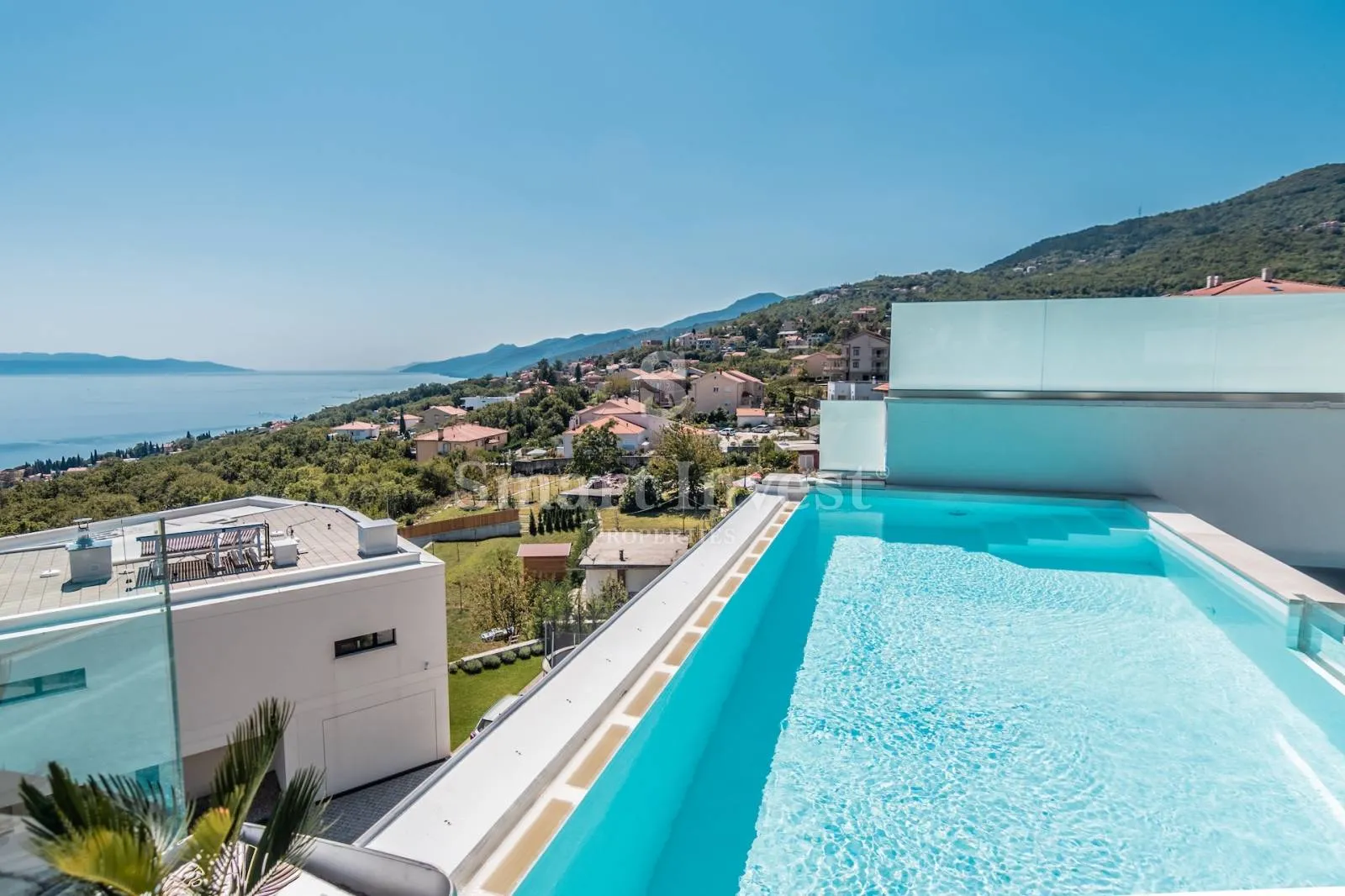 opatija, moderna dvojna vila s bazenom i panoramskim pogledom na more - slika 12