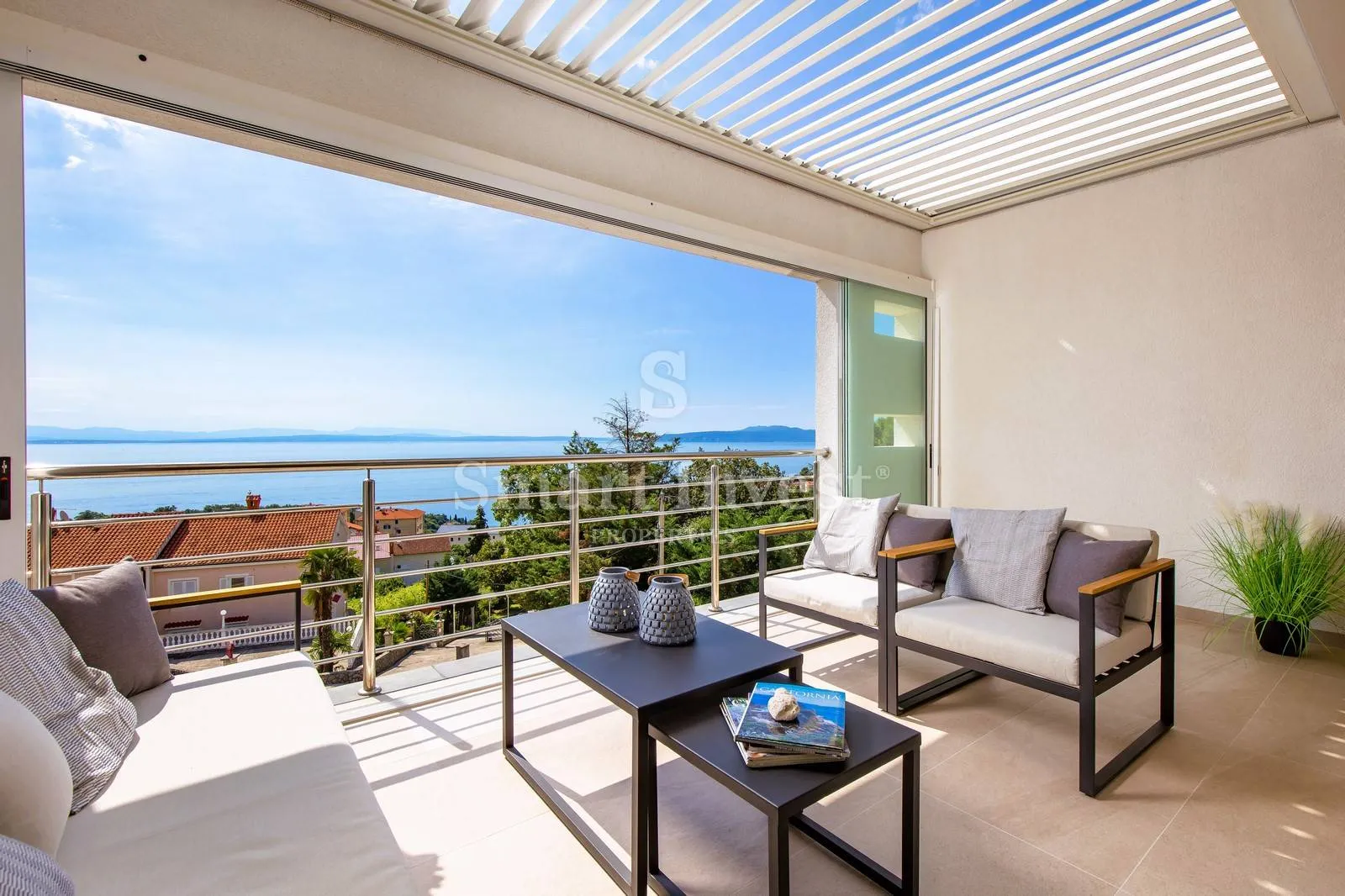 IČIĆI, elegantni stan s panoramskim pogledom na more od 121,70 m2 - Ičići, Opatija