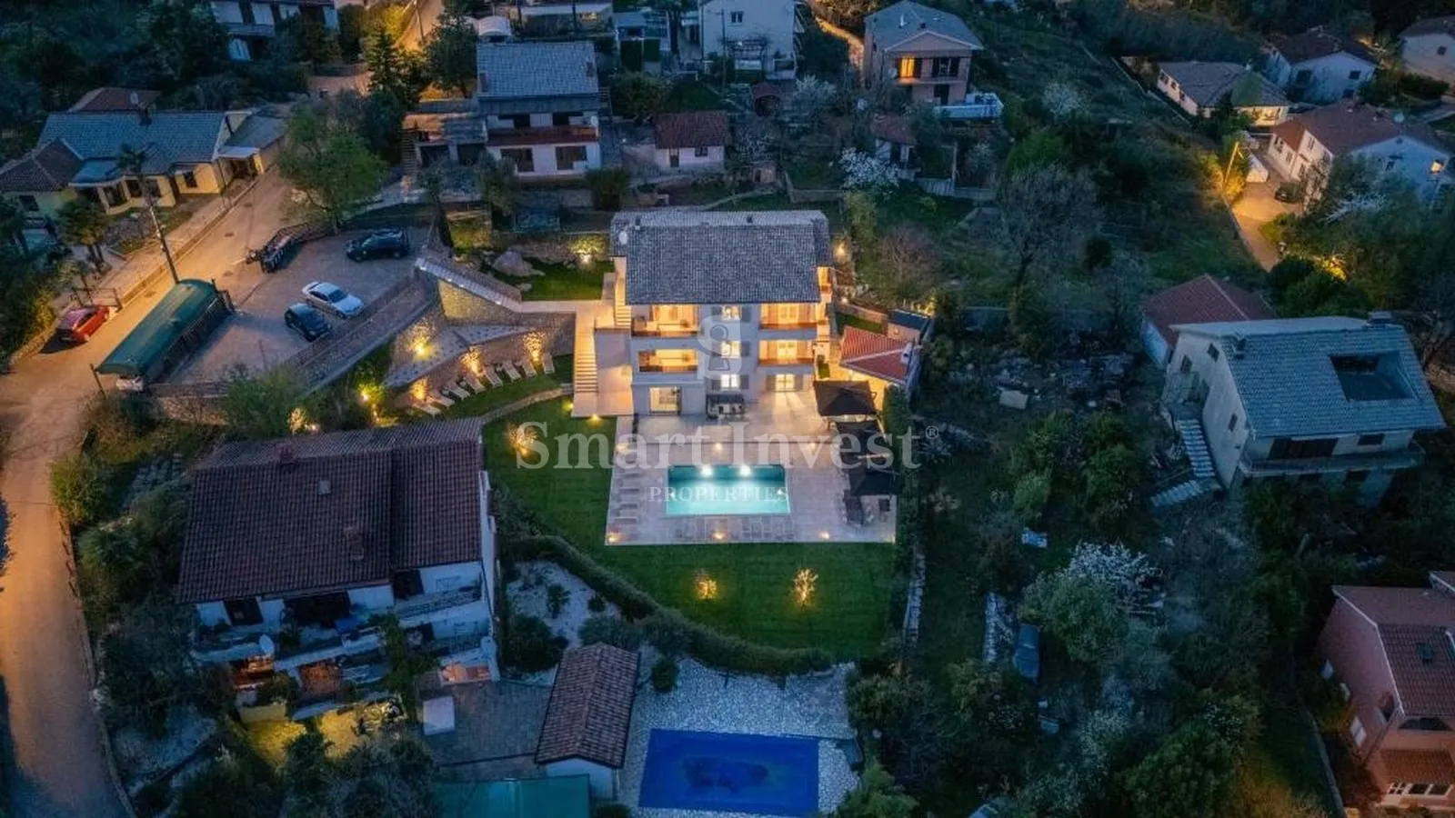 opatija - pobri, luksuzna vila s bazenom i pogledom na more - slika 19