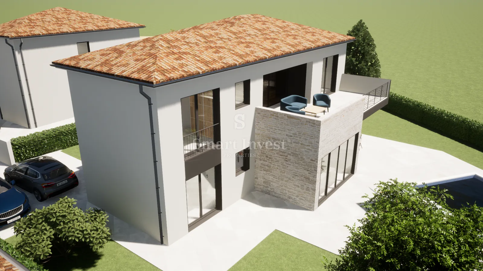 poreč, moderna vila s istarskim naglaskom u izgradnji - slika 7