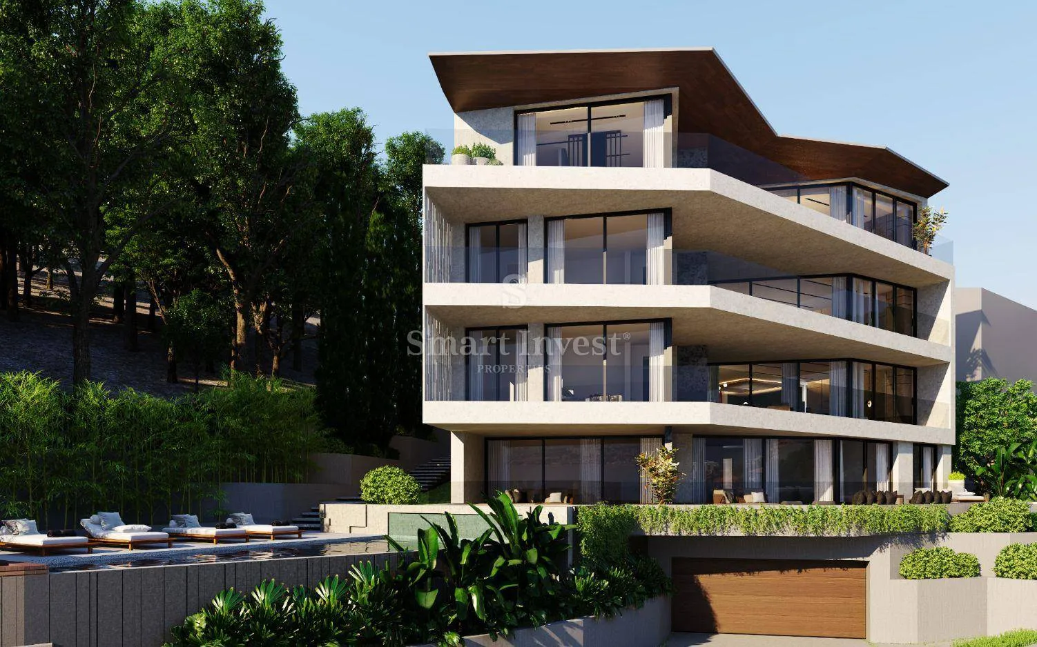 OPATIJA - CENTAR, raskošni penthouse s pogledom na more u novogradnji s bazenom (S3)