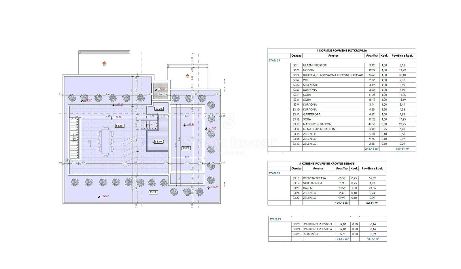 opatija, luksuzan penthouse 3s+db, s krovnim bazenom i pogledom na more (s3) - slika 61