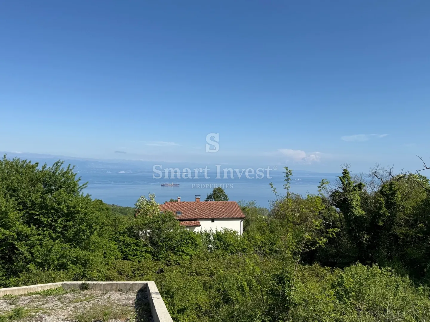 poljane, građevinsko zemljište od 755 m2 s pogledom na more - slika 1