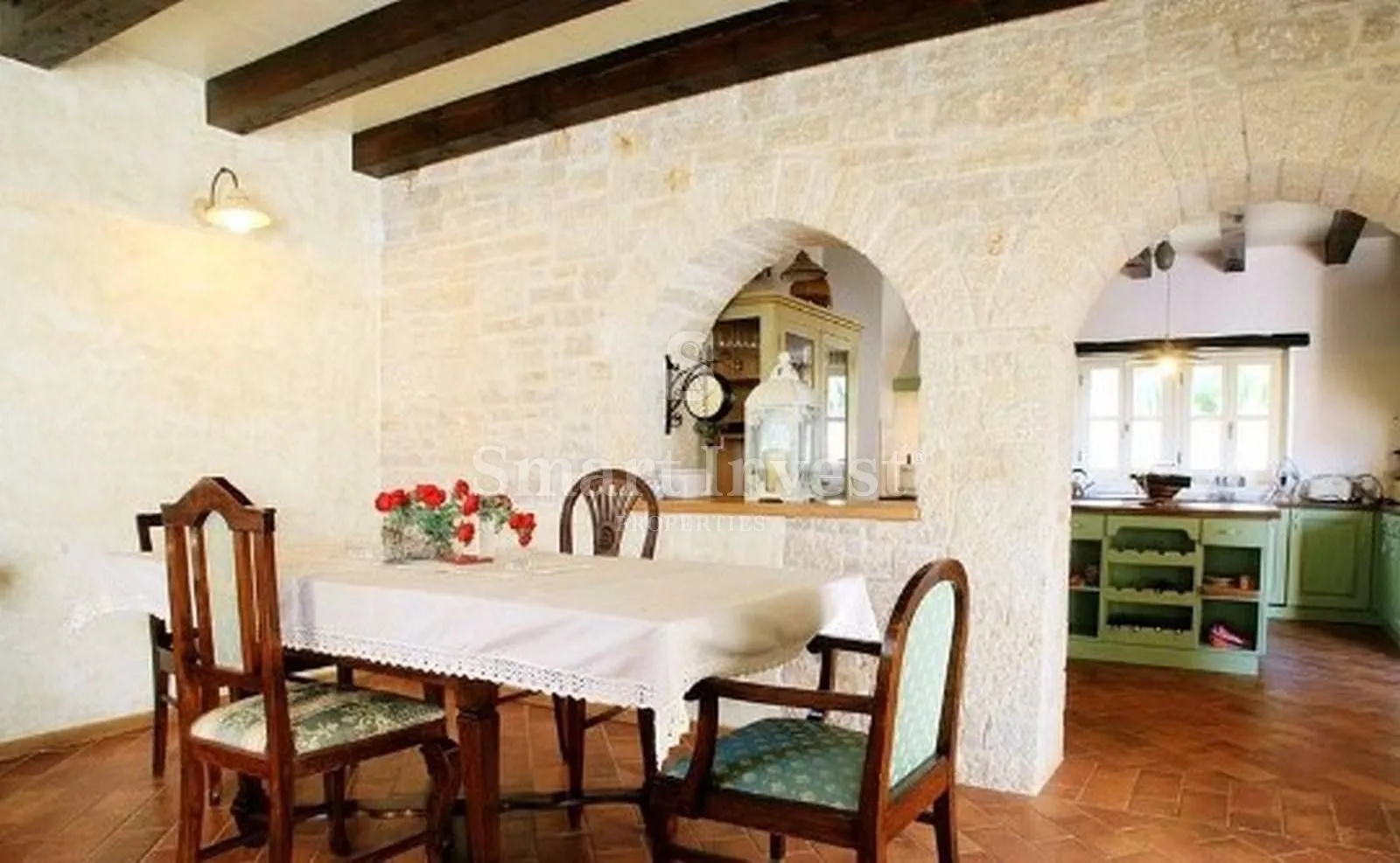 poreč - okolica, prekrasna kamena vila s pogledom i bazenom - slika 7